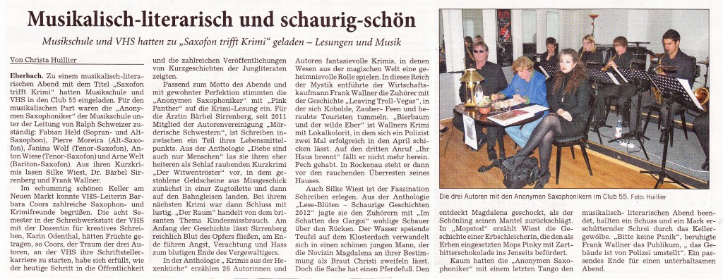 Zeitungsartikel (RheinNeckarZeitung, 20.04.2012)
